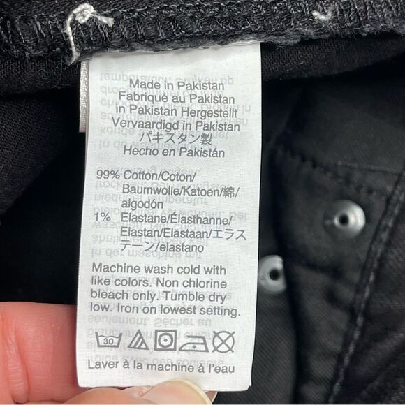 J. Crew Factory Flex Jeans Men's 32X30 Black Slim Straight Mid-Rise Stretch - Picture 6 of 13